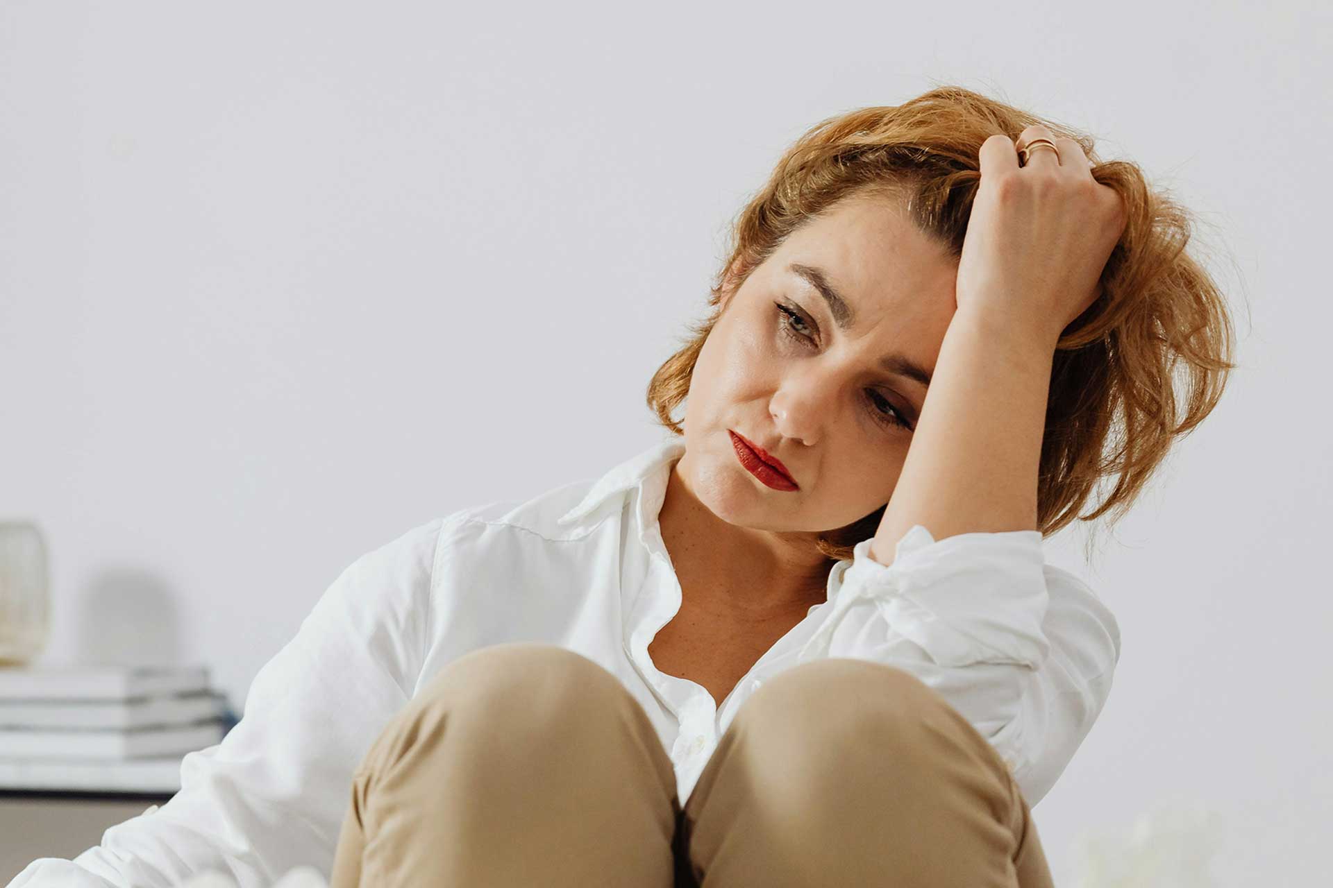 Frau, die wegen eines Ärztefehlers nicht voll arbeiten kann